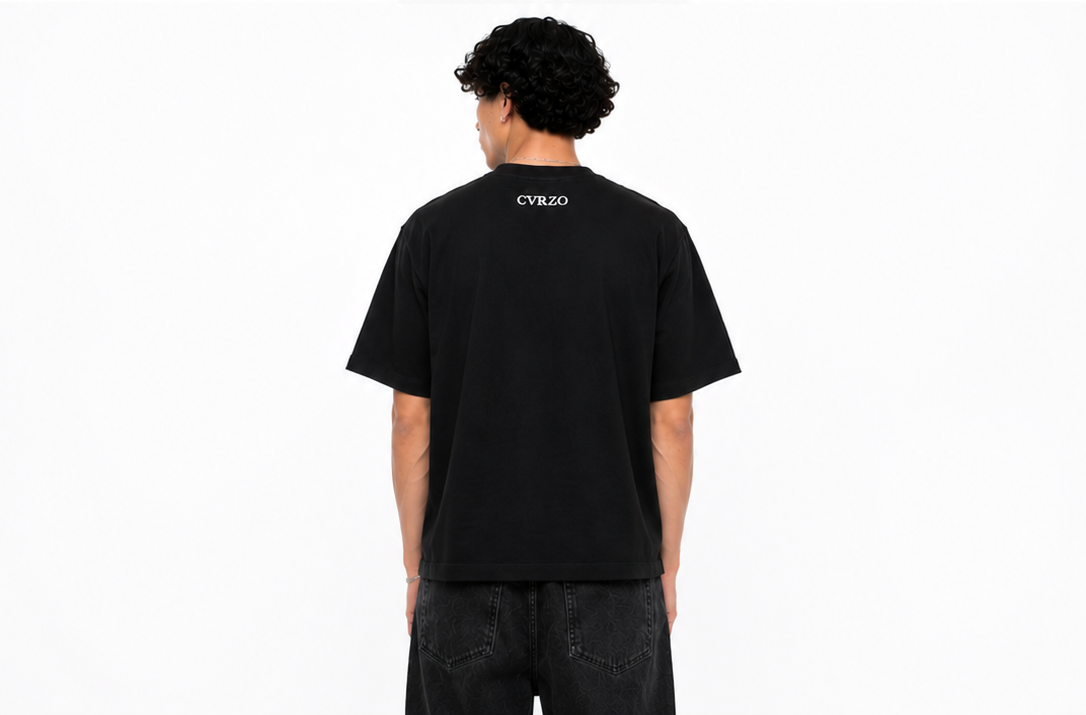 Cevarinzo- Cropped Boxy Tshirt